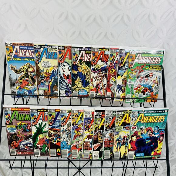 Avengers 192 201-212 214-218 Lot Silver Surfer Vs Molecule Man - Picture 1 of 7
